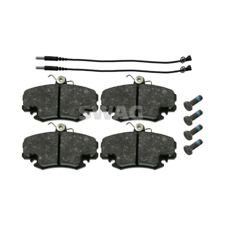 Stabdžių trinkelių rinkinys, diskinis stabdys SWAG 60 91 6191