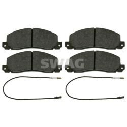 Stabdžių trinkelių rinkinys, diskinis stabdys SWAG 60 91 6443