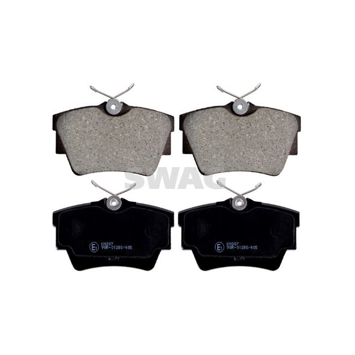 Stabdžių trinkelių rinkinys, diskinis stabdys SWAG 60 91 6472