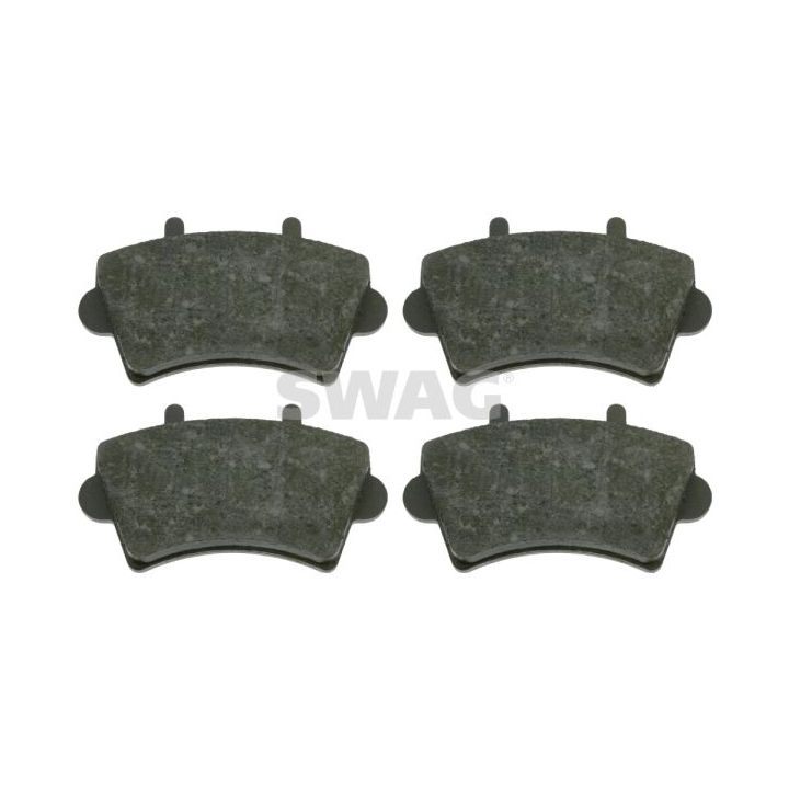 Stabdžių trinkelių rinkinys, diskinis stabdys SWAG 60 91 6495