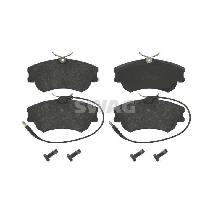 Stabdžių trinkelių rinkinys, diskinis stabdys SWAG 60 91 6543