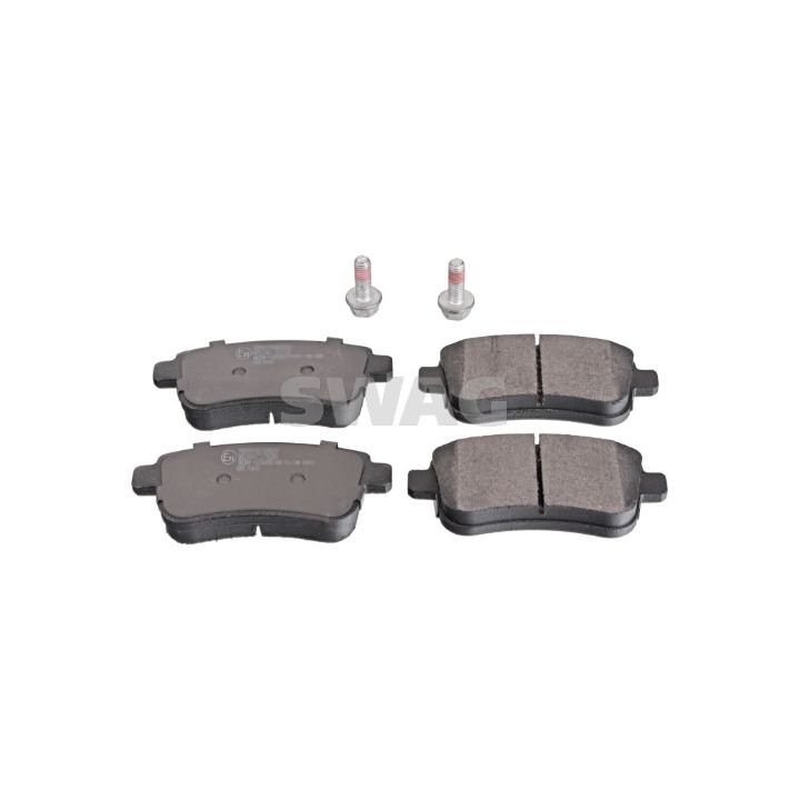 Stabdžių trinkelių rinkinys, diskinis stabdys SWAG 60 91 6784