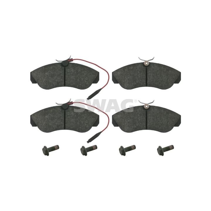 Stabdžių trinkelių rinkinys, diskinis stabdys SWAG 62 91 6069