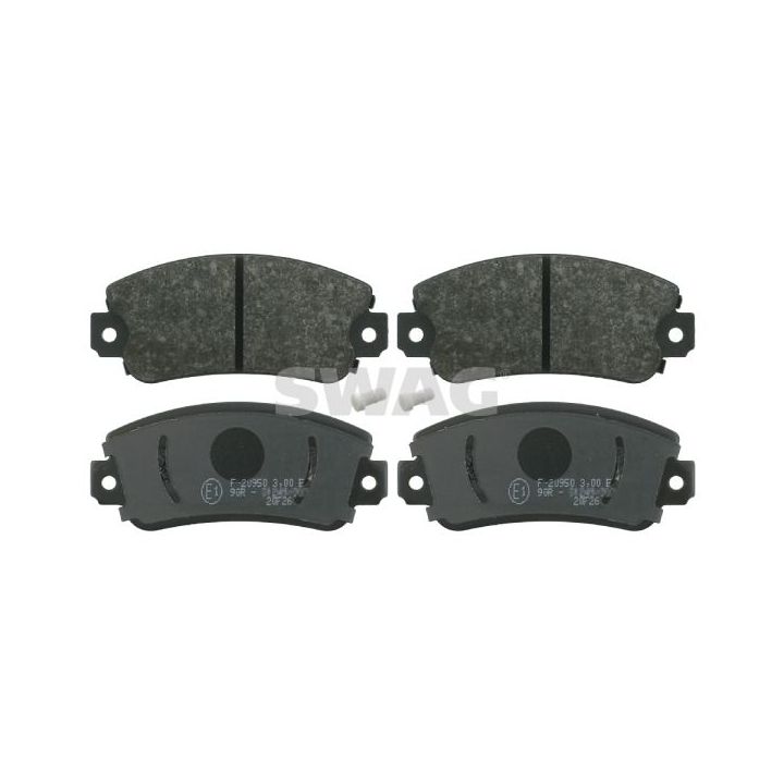 Stabdžių trinkelių rinkinys, diskinis stabdys SWAG 70 91 6077