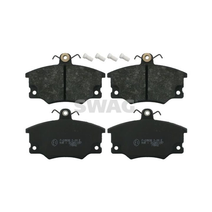 Stabdžių trinkelių rinkinys, diskinis stabdys SWAG 70 91 6079