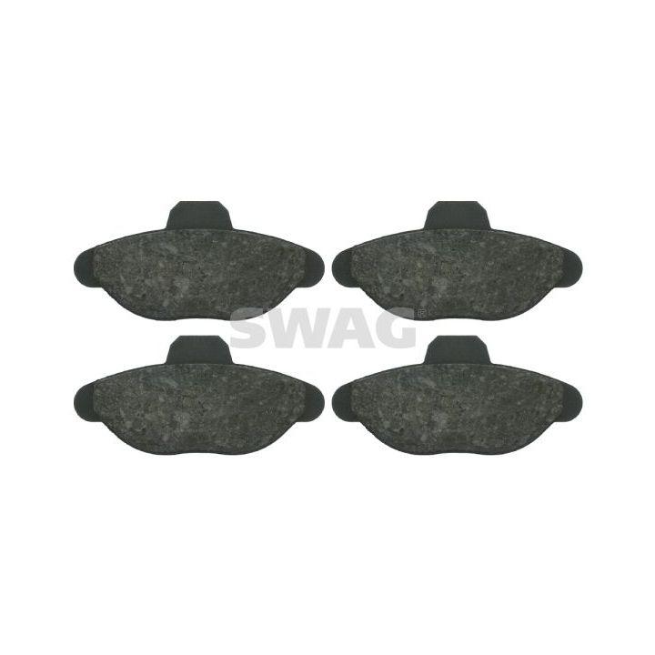 Stabdžių trinkelių rinkinys, diskinis stabdys SWAG 70 91 6082