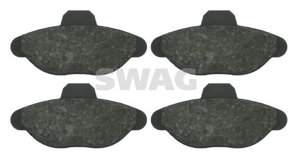 Stabdžių trinkelių rinkinys, diskinis stabdys SWAG 70 91 6082