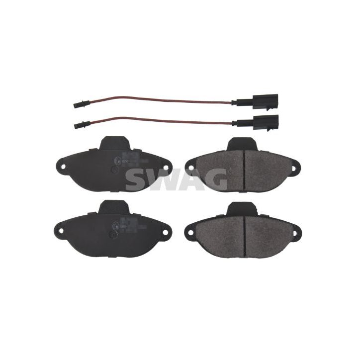 Stabdžių trinkelių rinkinys, diskinis stabdys SWAG 70 91 6084