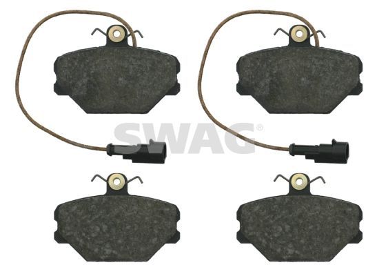 Stabdžių trinkelių rinkinys, diskinis stabdys SWAG 70 91 6086