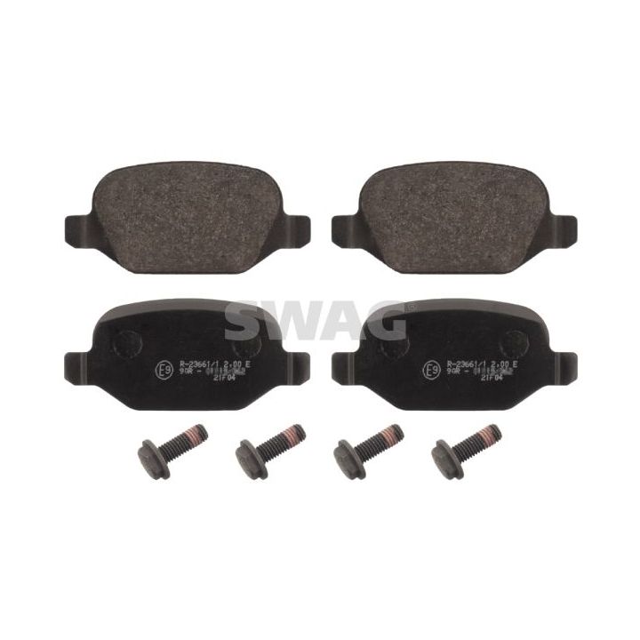 Stabdžių trinkelių rinkinys, diskinis stabdys SWAG 74 91 6853