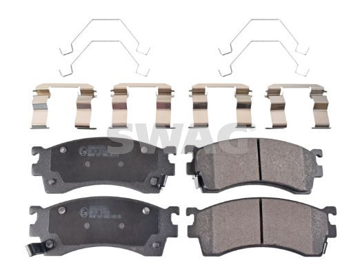 Stabdžių trinkelių rinkinys, diskinis stabdys SWAG 83 91 6198