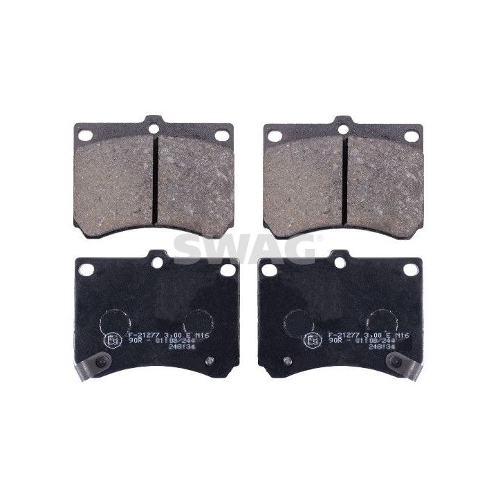 Stabdžių trinkelių rinkinys, diskinis stabdys SWAG 83 91 6499