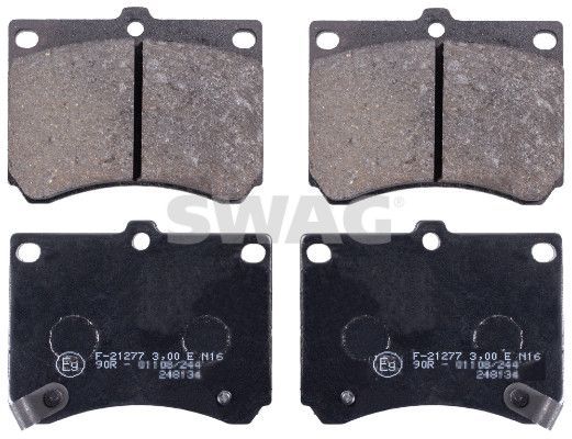 Stabdžių trinkelių rinkinys, diskinis stabdys SWAG 83 91 6499