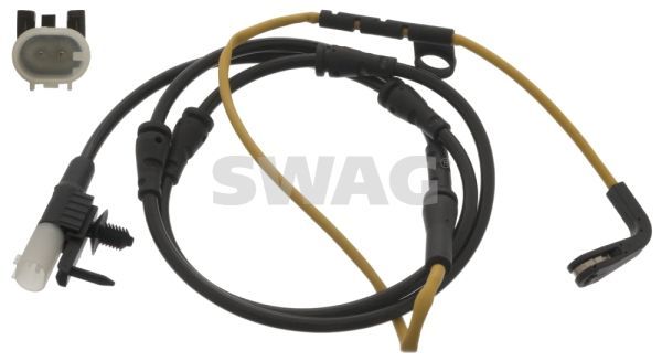 įspėjimo kontaktas, stabdžių trinkelių susidėvėjimas SWAG 22 94 7373
