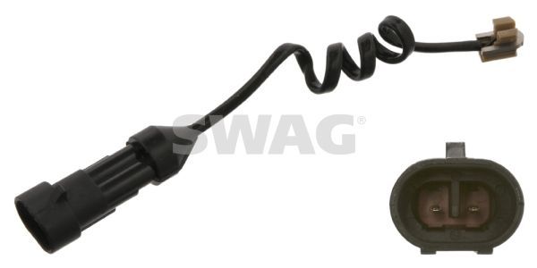 įspėjimo kontaktas, stabdžių trinkelių susidėvėjimas SWAG 37 93 5450