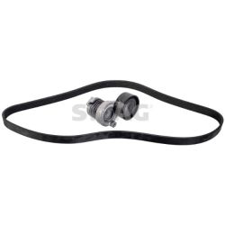 V formos rumbuotas diržas, komplektas SWAG 33 10 3943