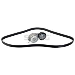 V formos rumbuotas diržas, komplektas SWAG 33 10 4394