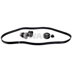 V formos rumbuotas diržas, komplektas SWAG 33 10 4437