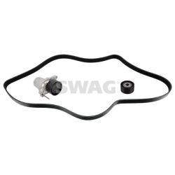 V formos rumbuotas diržas, komplektas SWAG 33 10 9028