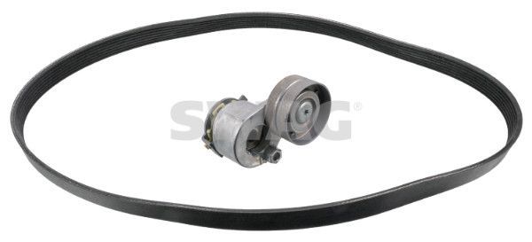 V formos rumbuotas diržas, komplektas SWAG 33 10 9035