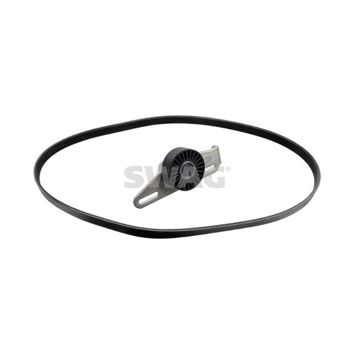 V formos rumbuotas diržas, komplektas SWAG 33 10 9037