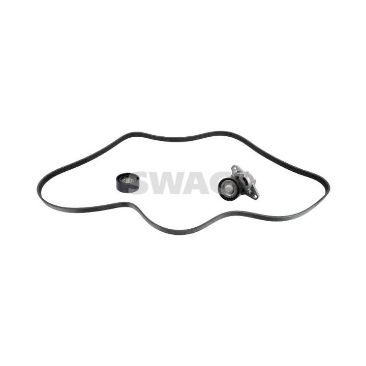 V formos rumbuotas diržas, komplektas SWAG 33 10 9038