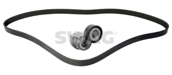 V formos rumbuotas diržas, komplektas SWAG 33 10 9240