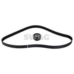 V formos rumbuotas diržas, komplektas SWAG 33 10 9551