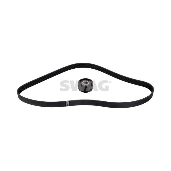V formos rumbuotas diržas, komplektas SWAG 33 10 9551