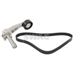 V formos rumbuotas diržas, komplektas SWAG 33 10 9587