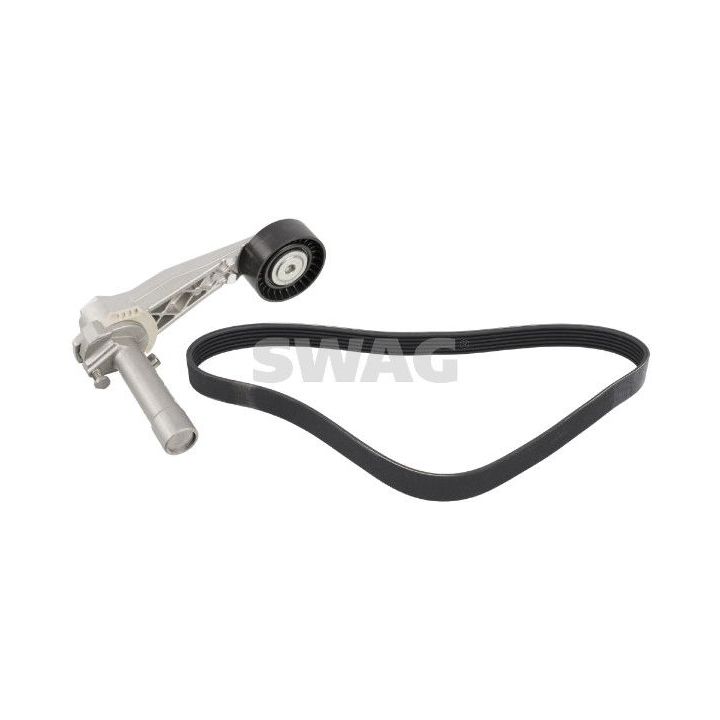 V formos rumbuotas diržas, komplektas SWAG 33 10 9587