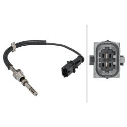 Jutiklis, išmetamųjų dujų temperatūra HELLA 6PT 358 181-461