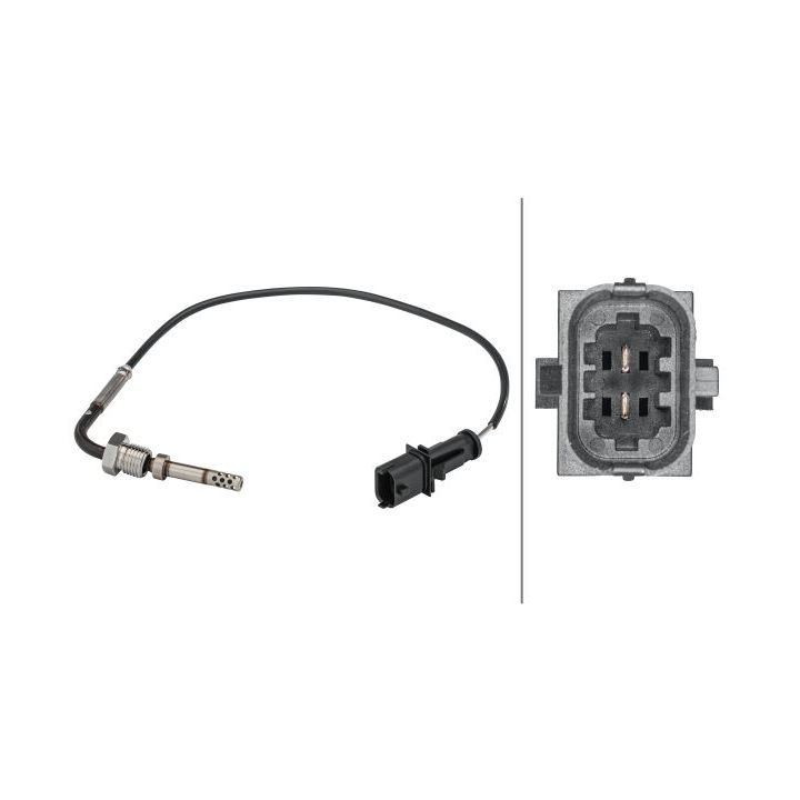 Jutiklis, išmetamųjų dujų temperatūra HELLA 6PT 358 181-601