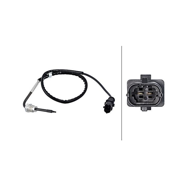 Jutiklis, išmetamųjų dujų temperatūra HELLA 6PT 358 181-861