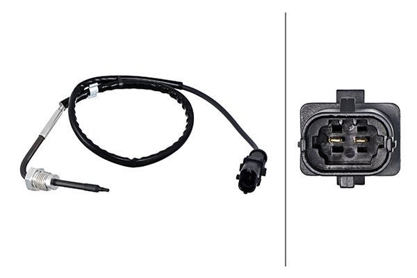 Jutiklis, išmetamųjų dujų temperatūra HELLA 6PT 358 181-861