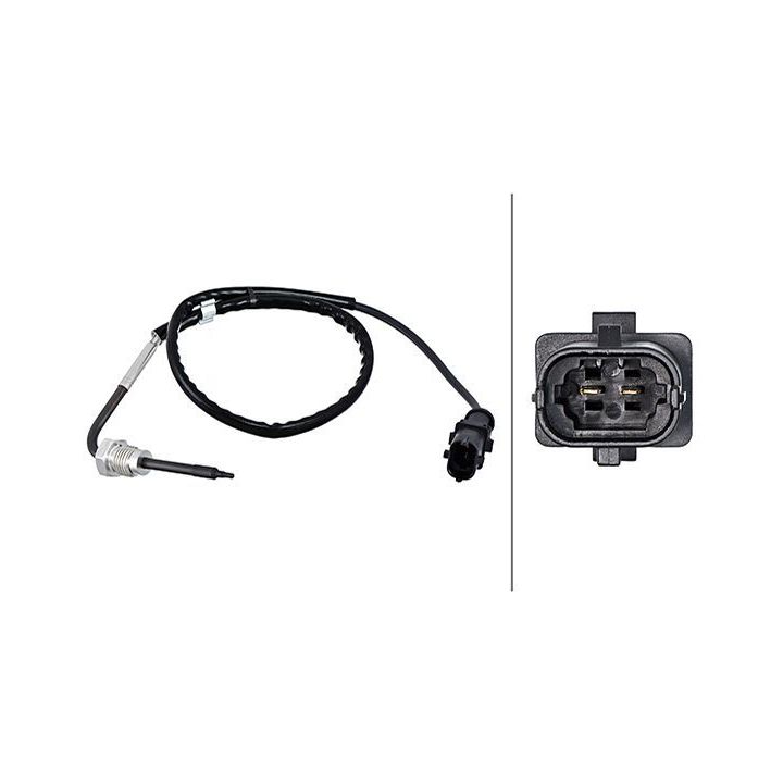 Jutiklis, išmetamųjų dujų temperatūra HELLA 6PT 358 181-961