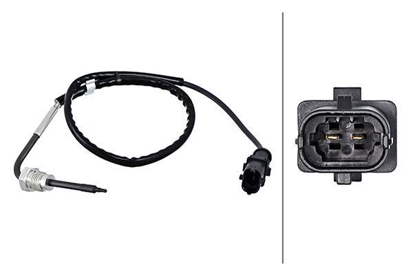 Jutiklis, išmetamųjų dujų temperatūra HELLA 6PT 358 181-961