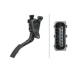 Jutiklis, akceleratoriaus pedalo padėtis HELLA 6PV 358 156-261