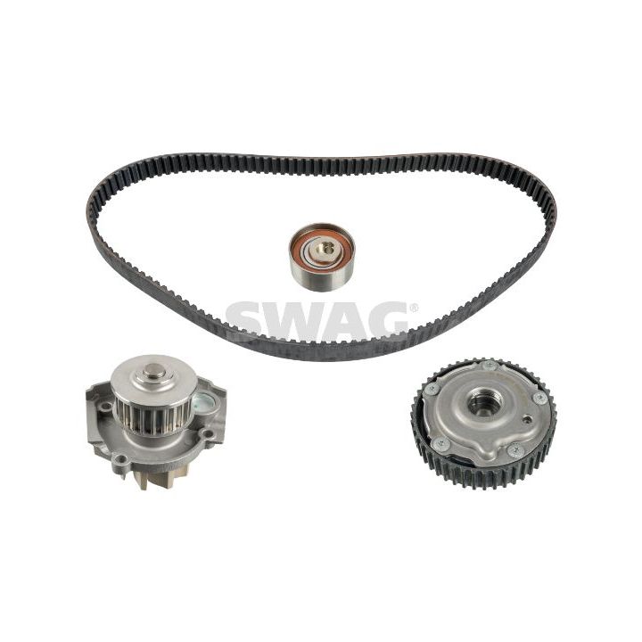 Vandens siurblio ir paskirstymo diržo komplektas SWAG 33 10 1607