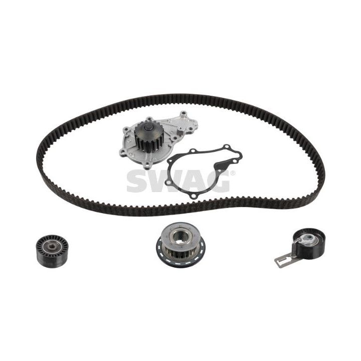 Vandens siurblio ir paskirstymo diržo komplektas SWAG 33 10 1632