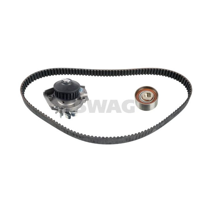 Vandens siurblio ir paskirstymo diržo komplektas SWAG 33 10 1637