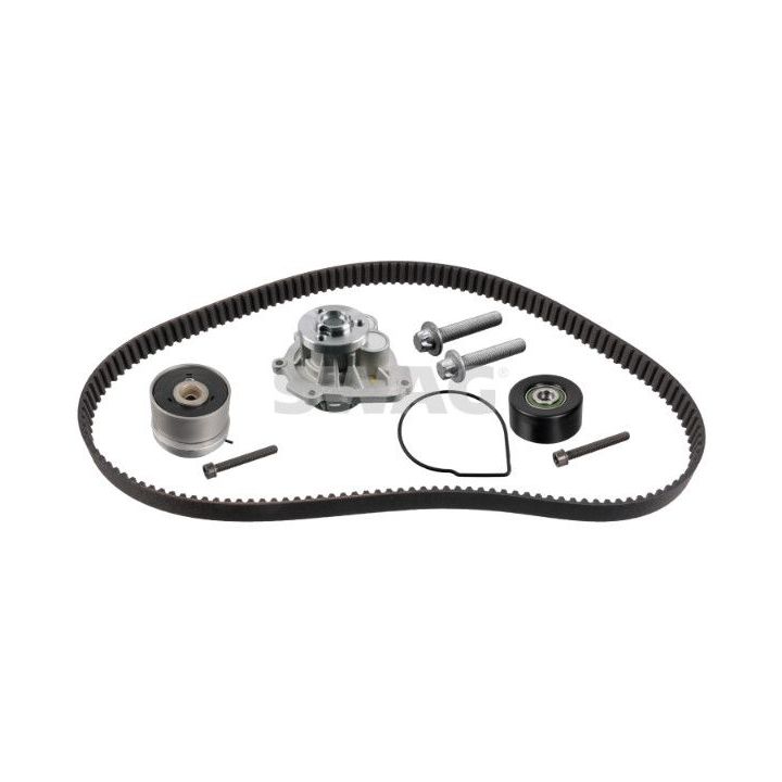 Vandens siurblio ir paskirstymo diržo komplektas SWAG 33 10 1669