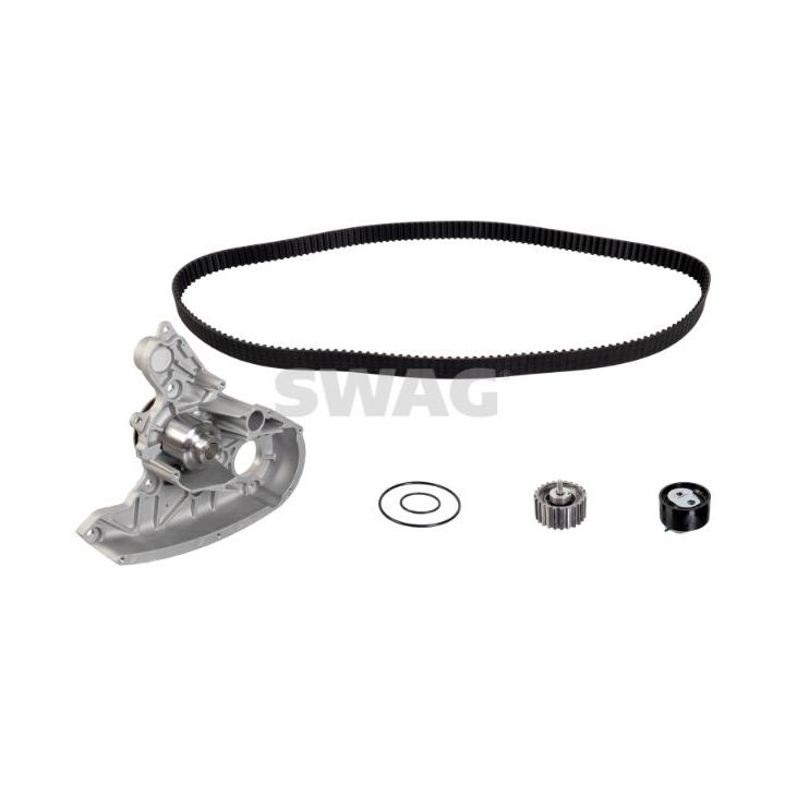 Vandens siurblio ir paskirstymo diržo komplektas SWAG 33 10 1675