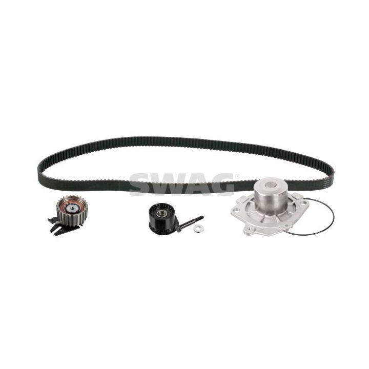 Vandens siurblio ir paskirstymo diržo komplektas SWAG 33 10 3638