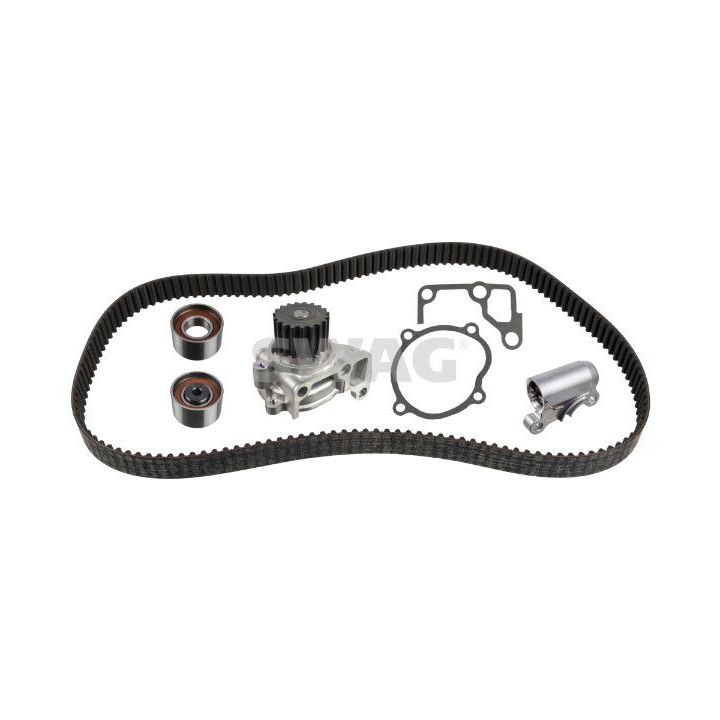 Vandens siurblio ir paskirstymo diržo komplektas SWAG 33 10 7668