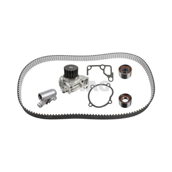 Vandens siurblio ir paskirstymo diržo komplektas SWAG 33 10 7669