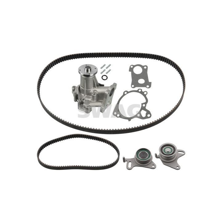 Vandens siurblio ir paskirstymo diržo komplektas SWAG 33 10 7670