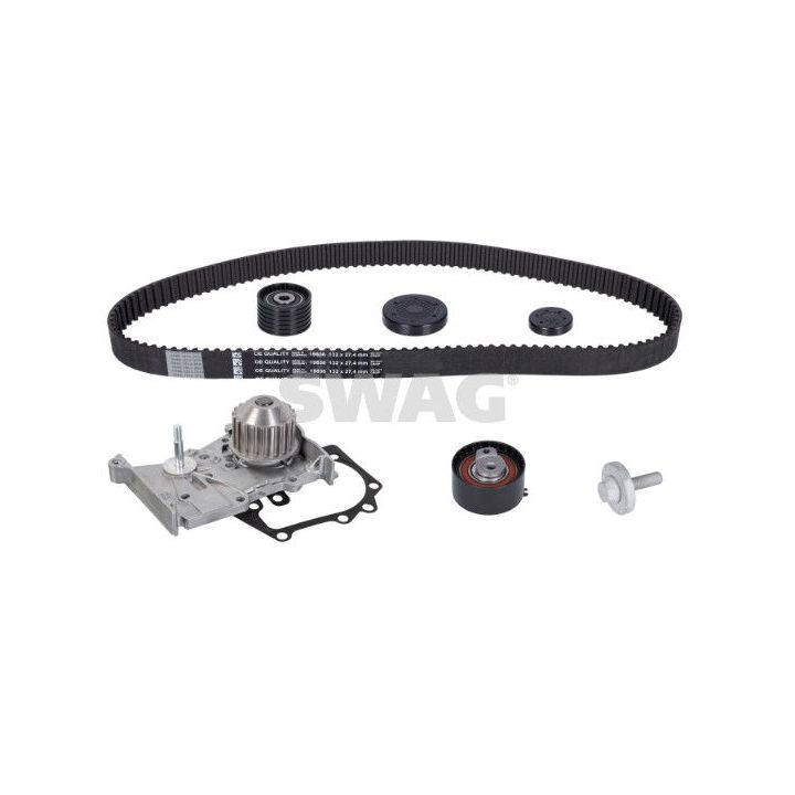 Vandens siurblio ir paskirstymo diržo komplektas SWAG 60 93 2860