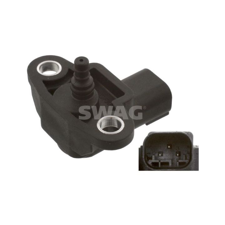 Jutiklis, kompresoriaus slėgis SWAG 10 93 8494