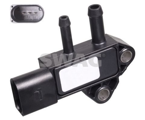 Jutiklis, išmetimo slėgis SWAG 83 10 1105